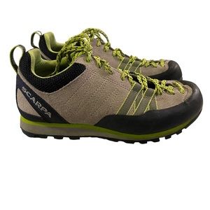 Scarpa Crux Approach shoe woman’s size 6 or men’s size 5 gray green GUC